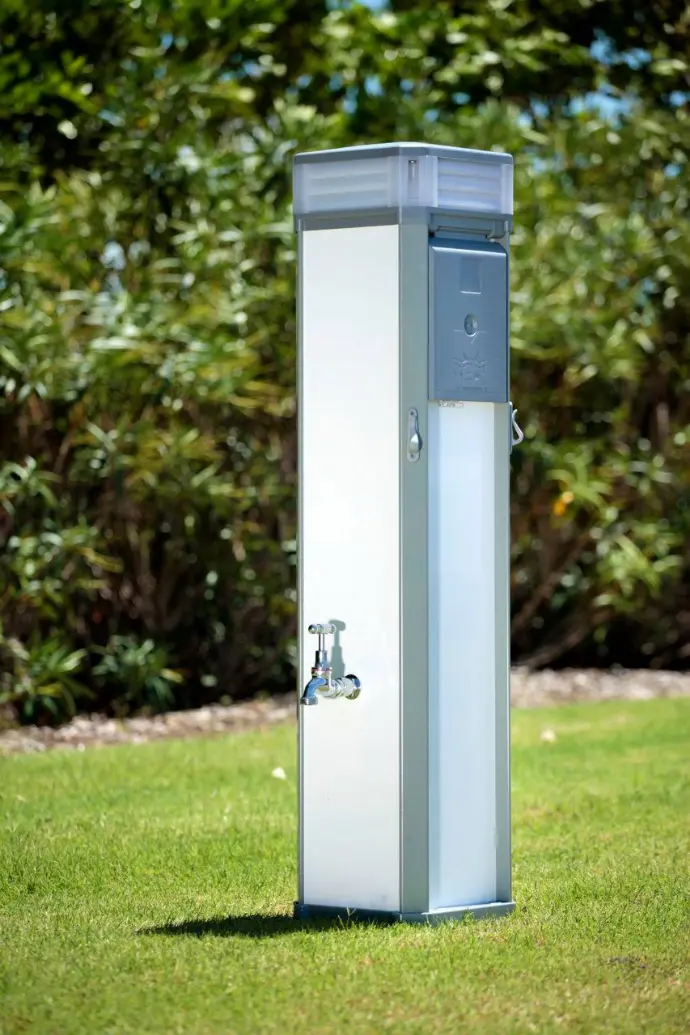 M-Tech PL Utility Pedestal designed for caravan park powered sites
