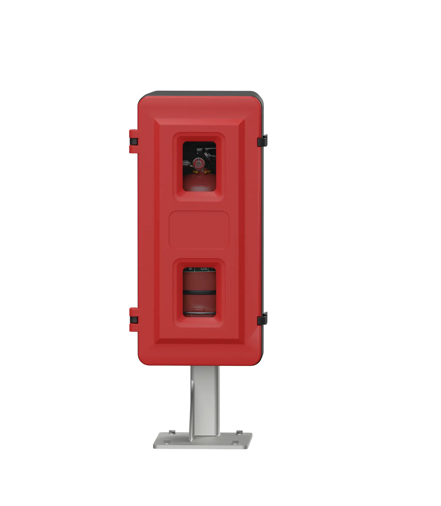 Fire extinguisher cabinet designed for marina fire safety compliance
